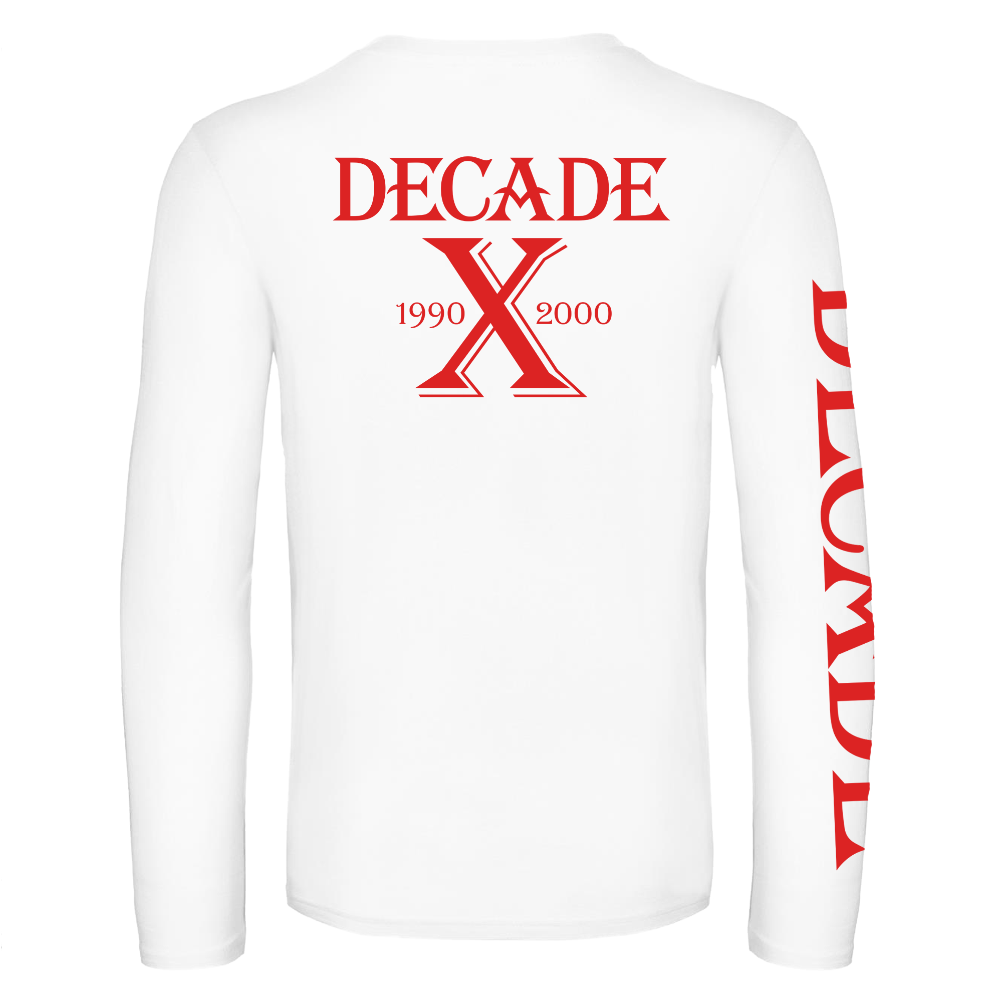 Decade longsleeve white op coreplaza. Early Hardcore