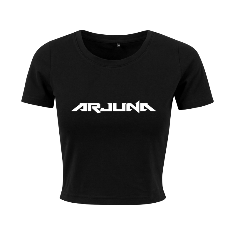Arjuna cropped T-shirt BLACK op coreplaza